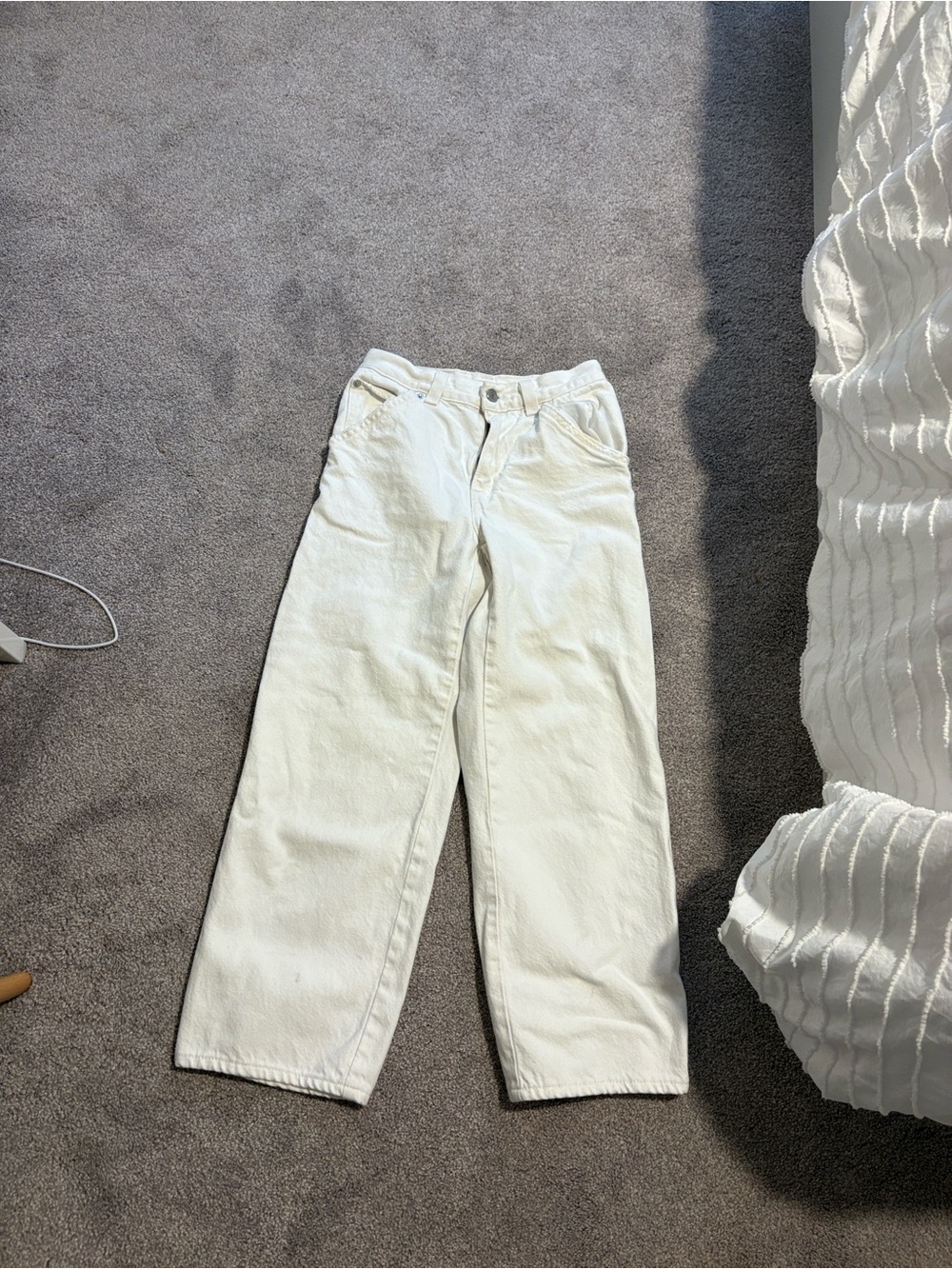 Levi's Women's Straight-Leg White Jeans